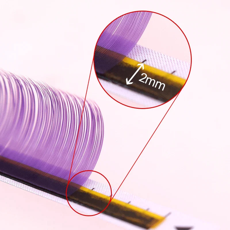 H&L New C/D/CC Curl 0.07 mm Mix Length False Lashes Eyelash Individual Colored Lashes Faux Eyelash Extensions - 24 Timmar Deals
