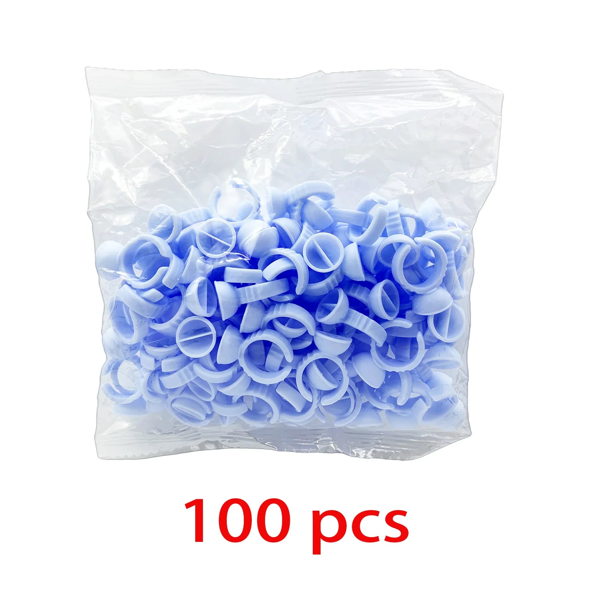 50/100 st Engångs ögonfranslim Cup Ringar Hållare Behållare Tatuering Pigment Ögonfransförlängningsverktyg Lash Supplies - 24 Timmar Deals