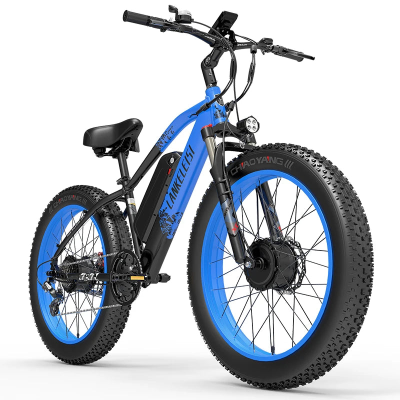 MG740 plus E bike 2000W Dual Motor Electric Fat Bike 26x4.0 Fatbike elcykel - 24 Timmar Deals