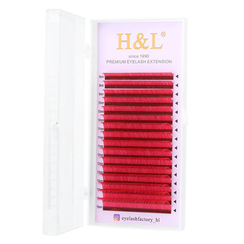 H&L New C/D/CC Curl 0.07 mm Mix Length False Lashes Eyelash Individual Colored Lashes Faux Eyelash Extensions - 24 Timmar Deals