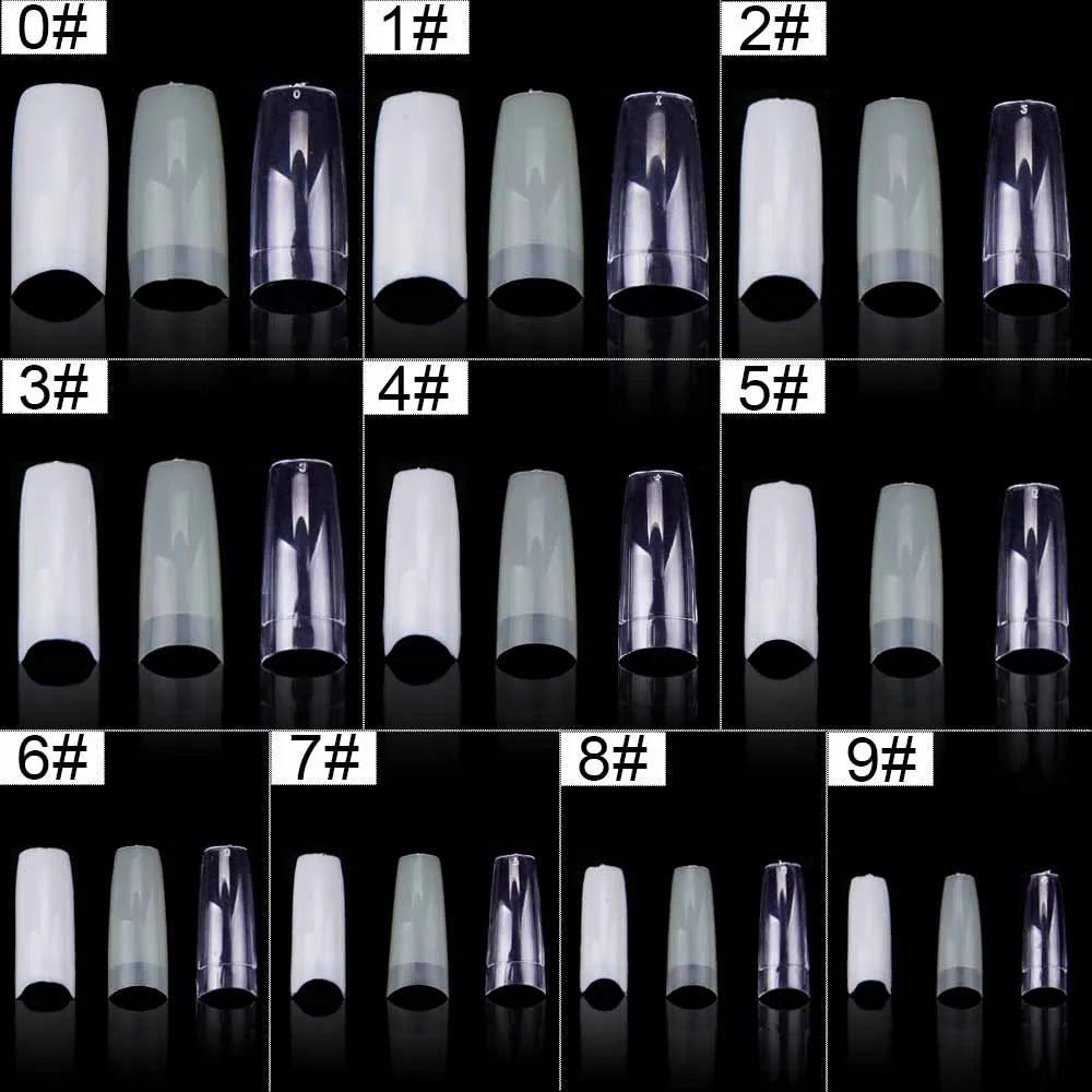 500st/Låda Nail Tips - 24 Timmar Deals