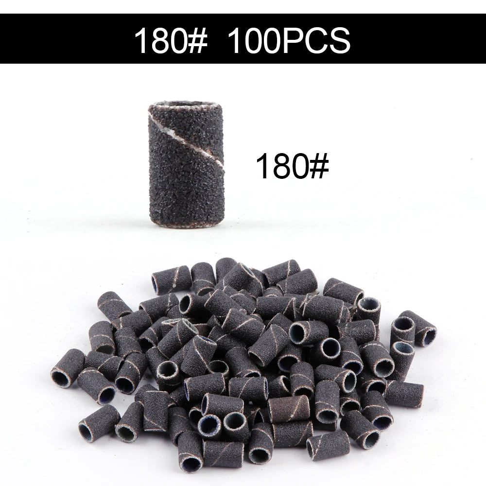 50/100st 80/120/180/240 Grit Nail Sanding Bands - 24 Timmar Deals