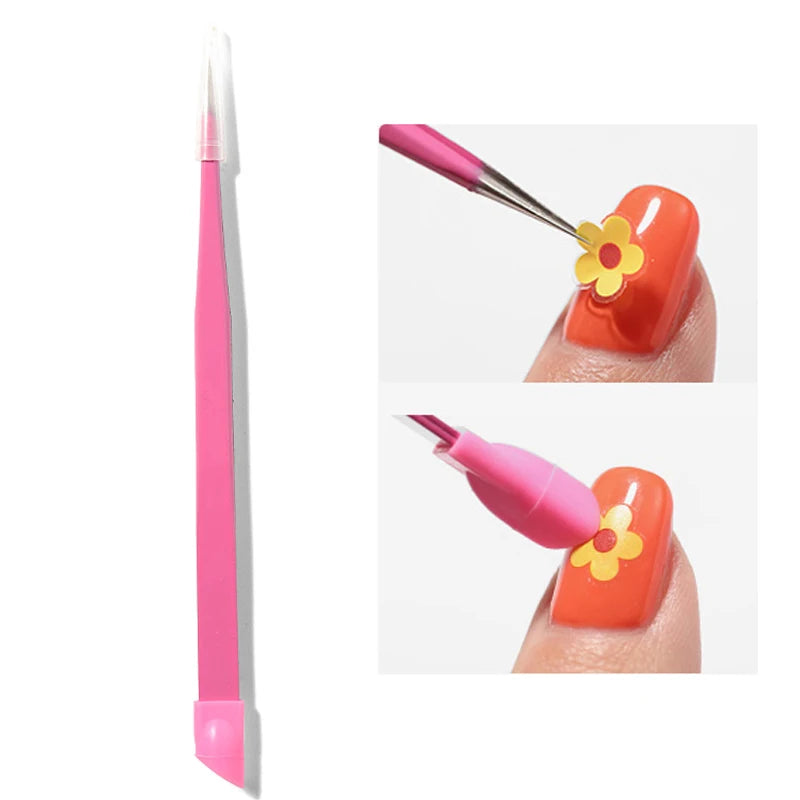 1 st Dubbelände rostfritt stål nagelbandstryckare - 24 Timmar Deals