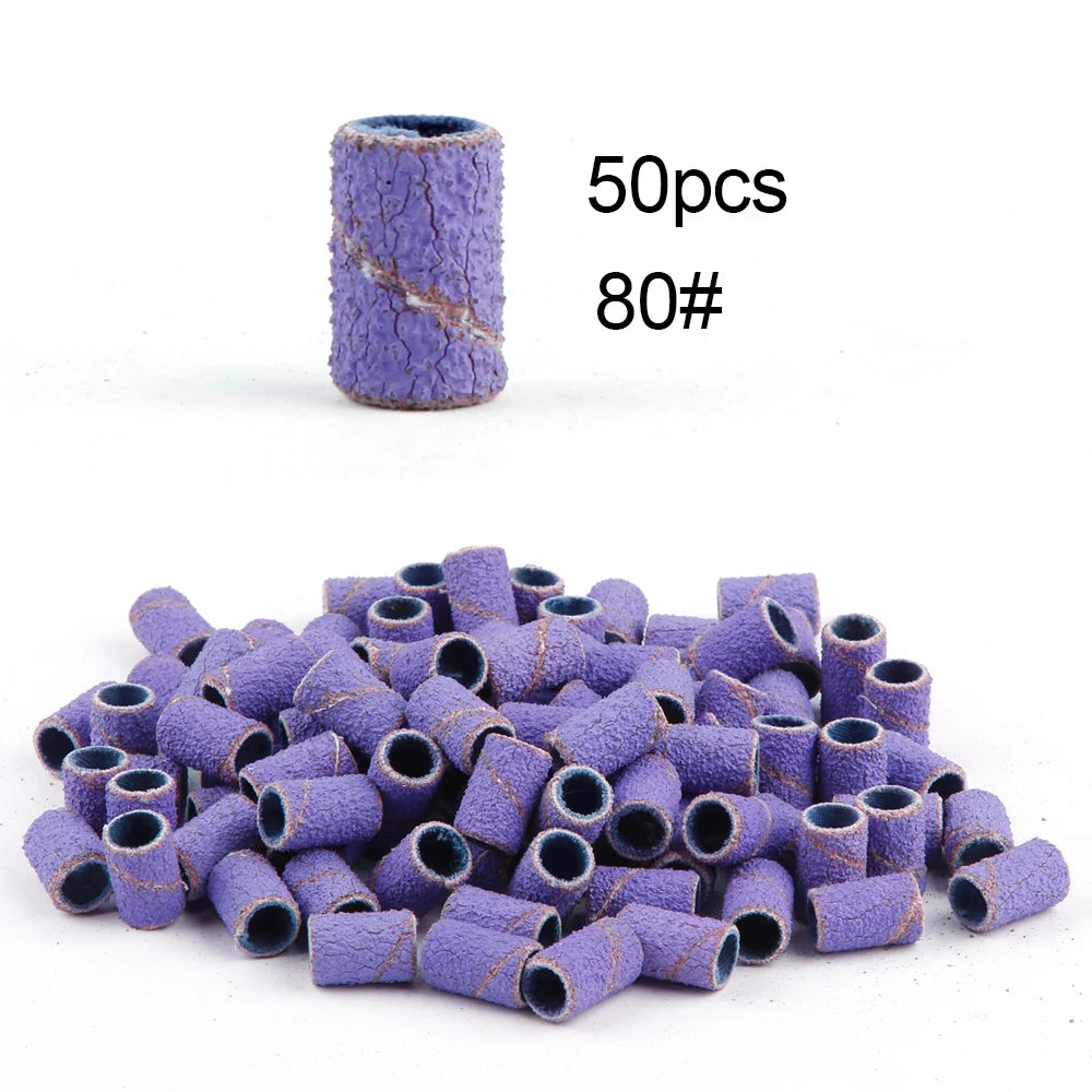 50/100st 80/120/180/240 Grit Nail Sanding Bands - 24 Timmar Deals