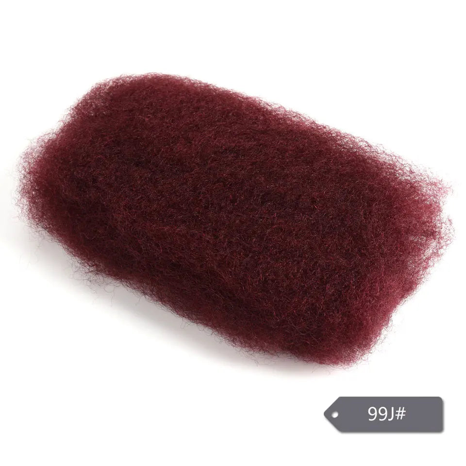 Remy Bulk Hår Peruansk Afro Kinky Curly Wave Människohår Bulk För 1 St, #2, #4, natraul, #30 - 24 Timmar Deals