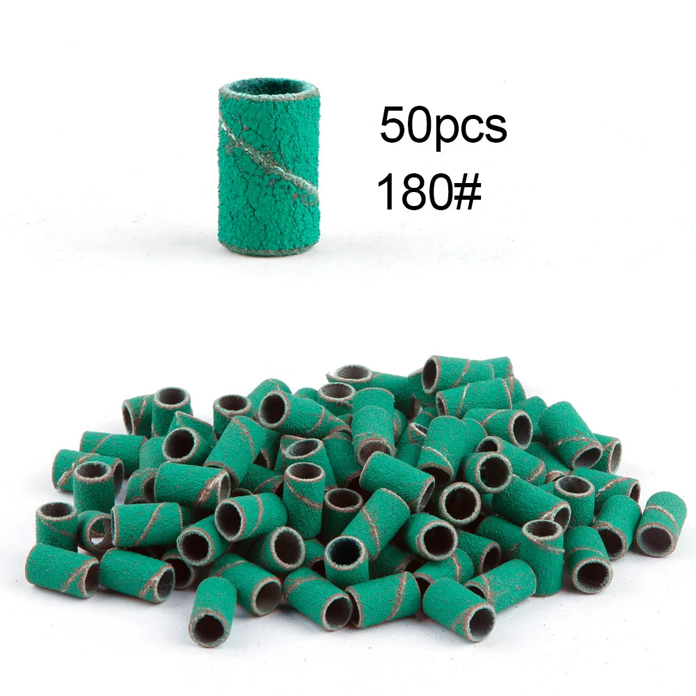 50/100st 80/120/180/240 Grit Nail Sanding Bands - 24 Timmar Deals