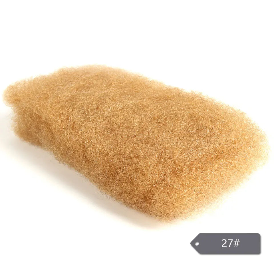 Remy Bulk Hår Peruansk Afro Kinky Curly Wave Människohår Bulk För 1 St #99J, #27 - 24 Timmar Deals