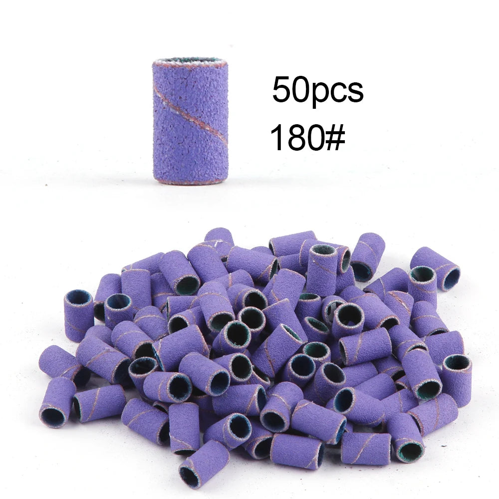 50/100st 80/120/180/240 Grit Nail Sanding Bands - 24 Timmar Deals
