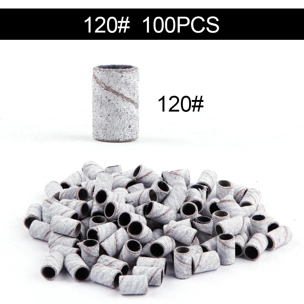 50/100st 80/120/180/240 Grit Nail Sanding Bands - 24 Timmar Deals