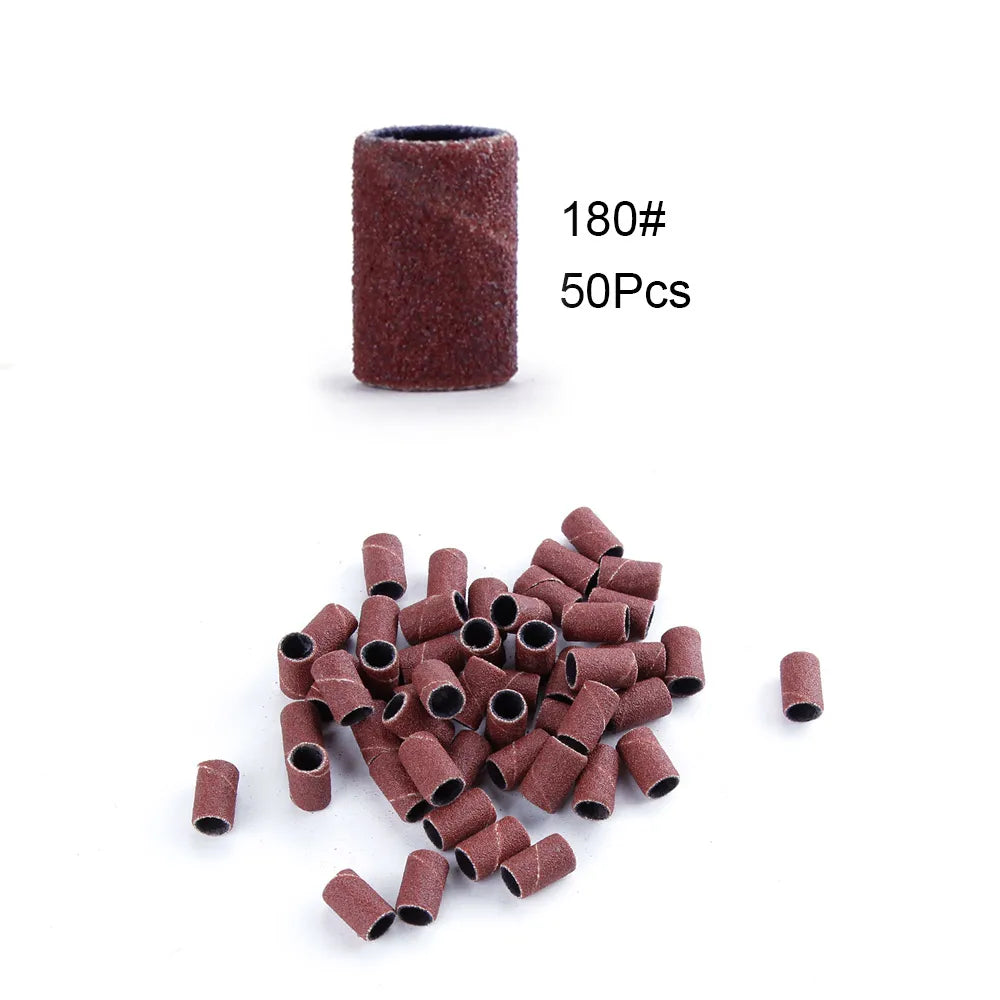 50/100st 80/120/180/240 Grit Nail Sanding Bands - 24 Timmar Deals