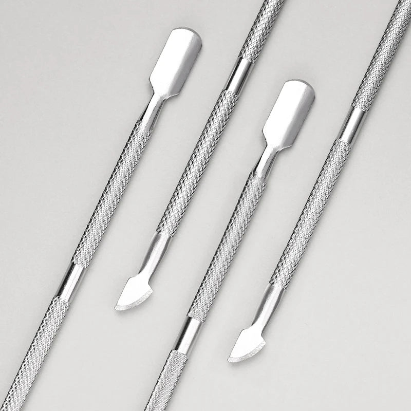 1 st Dubbelände rostfritt stål nagelbandstryckare - 24 Timmar Deals