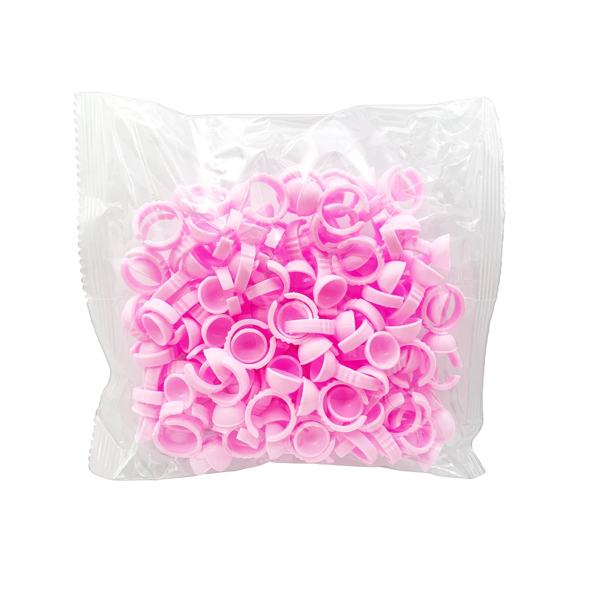 50/100 st Engångs ögonfranslim Cup Ringar Hållare Behållare Tatuering Pigment Ögonfransförlängningsverktyg Lash Supplies - 24 Timmar Deals