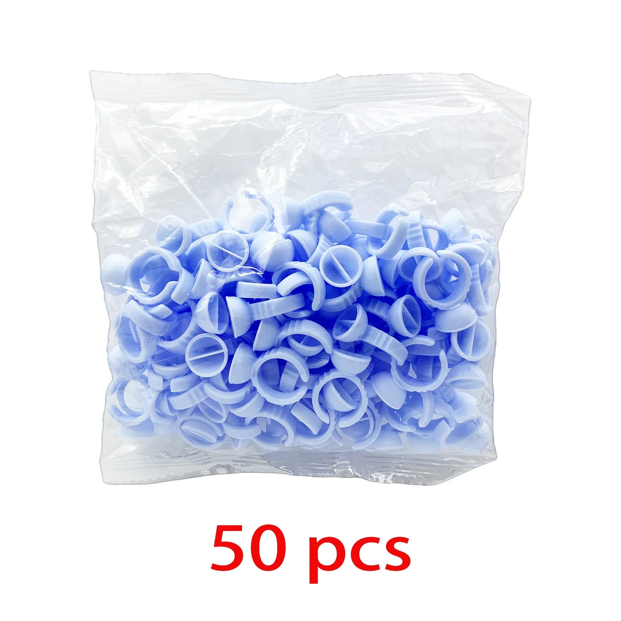 50/100 st Engångs ögonfranslim Cup Ringar Hållare Behållare Tatuering Pigment Ögonfransförlängningsverktyg Lash Supplies - 24 Timmar Deals
