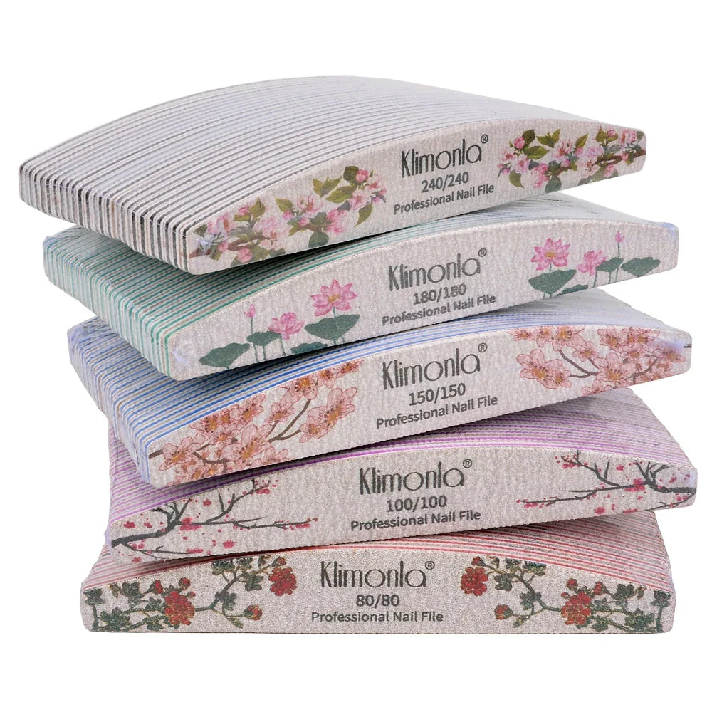 3/5/10 st nagelfil Blomma tryckt Nagelbuffert 80/100/150/180/240 - 24 Timmar Deals