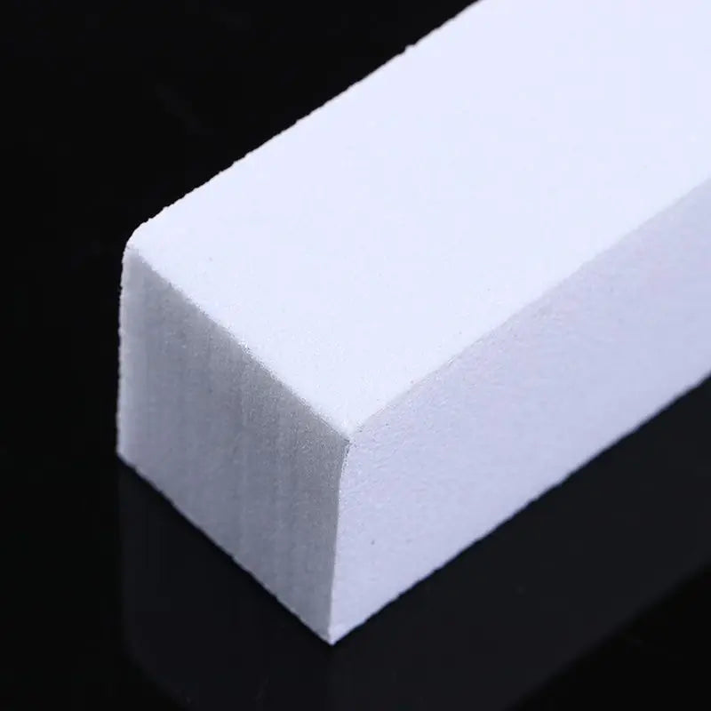 White Nail Art Buffers Sanding Block Buffing Grinding Polishing Block Nail File Buffer Pedicure Professional Nail Art Tool - 24 Timmar Deals