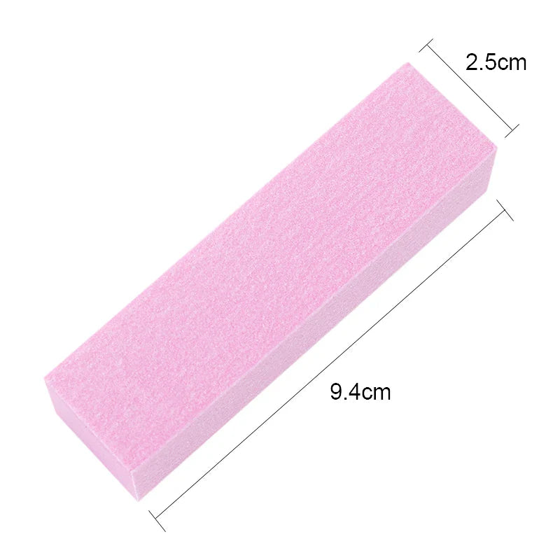 White Nail Art Buffers Sanding Block Buffing Grinding Polishing Block Nail File Buffer Pedicure Professional Nail Art Tool - 24 Timmar Deals