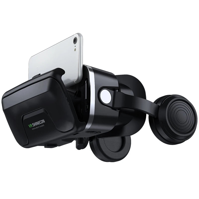 VR Shinecon 10.0 Hjälm 3D Glasögon Virtual Reality Casque headset för smartphone - 24 Timmar Deals