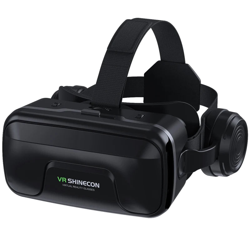 VR Shinecon 10.0 Hjälm 3D Glasögon Virtual Reality Casque headset för smartphone - 24 Timmar Deals