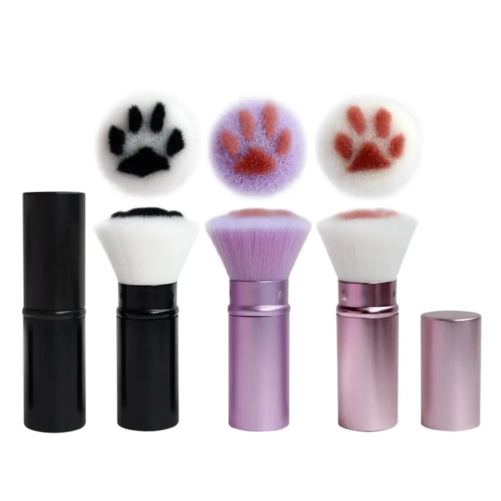1PC Söt Katt Klo Sminkborste Bärbar Infällbar Foundation Concealer Pulverborste - 24 Timmar Deals