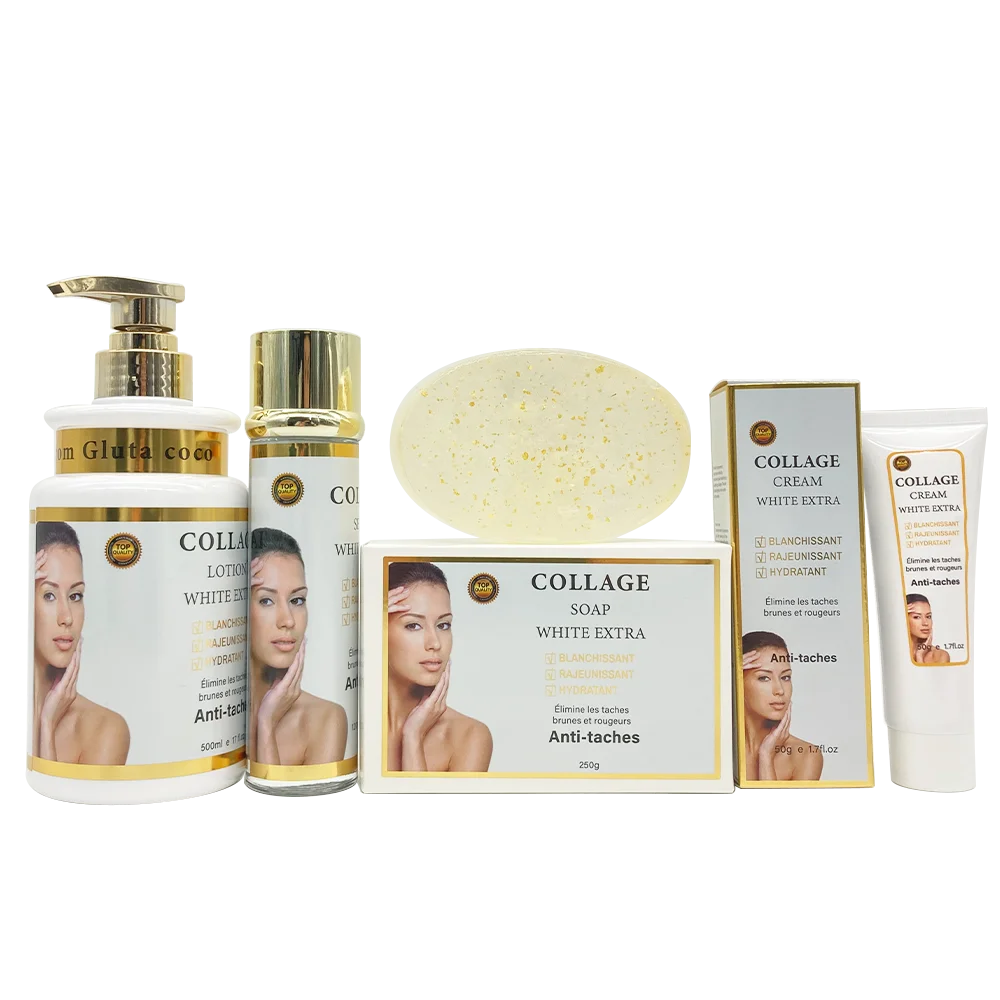 Gluta Coco collagen Rejuvenating Ladies Vitamin C Skin Care Hyperpigmentation Set - 24 Timmar Deals