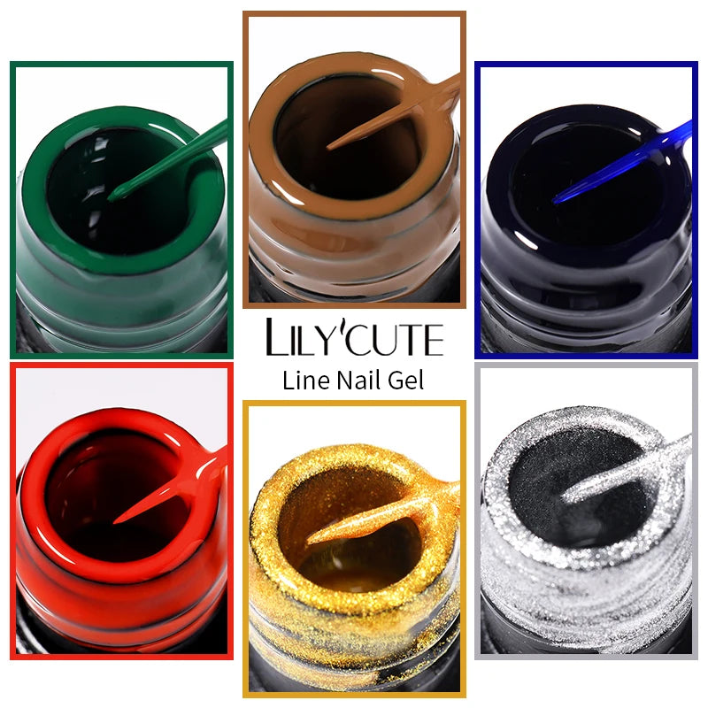 5ml Liner Gel Polish Painting Stripe pensel - 24 Timmar Deals