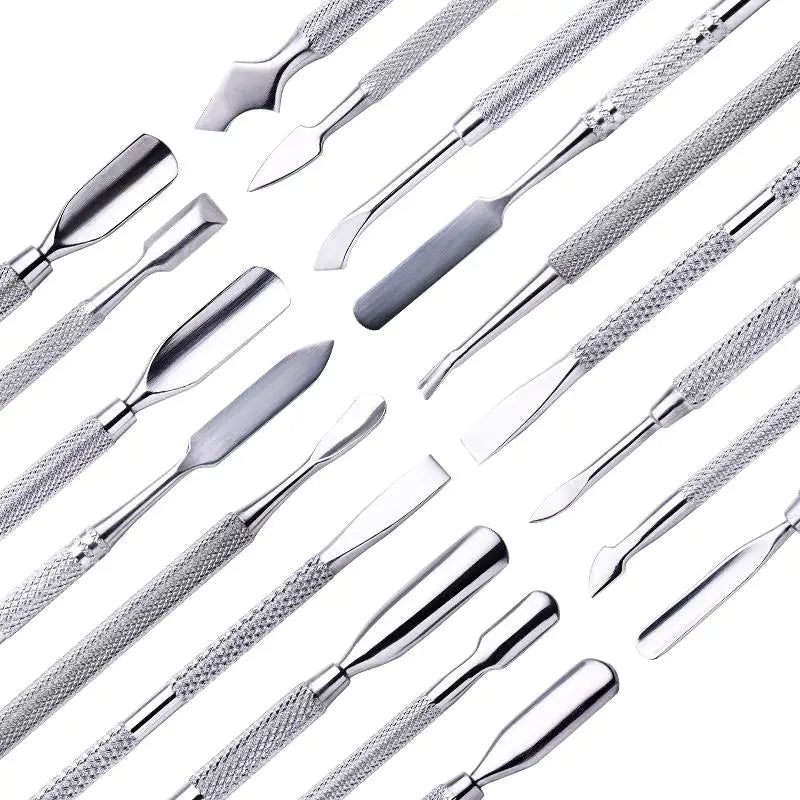 1 st Dubbelände rostfritt stål nagelbandstryckare - 24 Timmar Deals