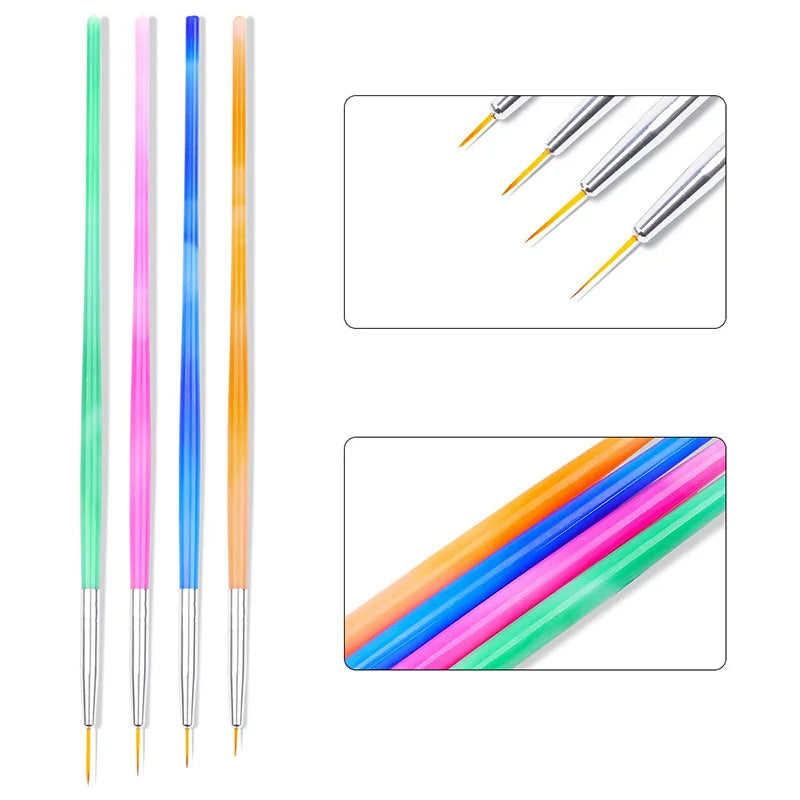 15Pcs/Set Nail Art Brushes - 24 Timmar Deals