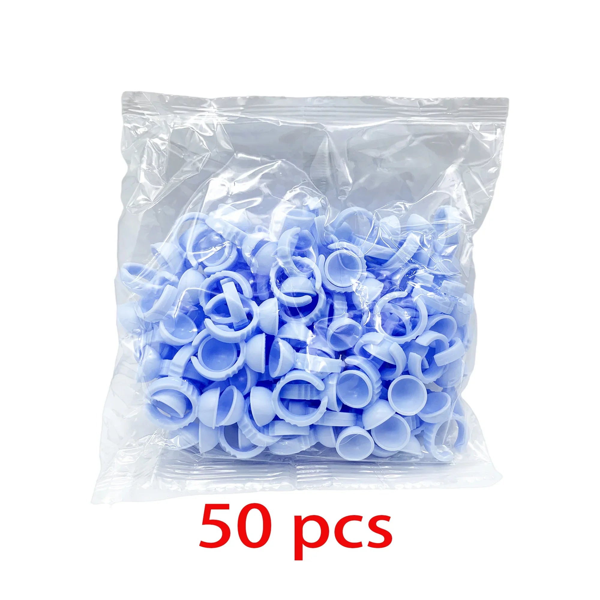50/100 st Engångs ögonfranslim Cup Ringar Hållare Behållare Tatuering Pigment Ögonfransförlängningsverktyg Lash Supplies - 24 Timmar Deals