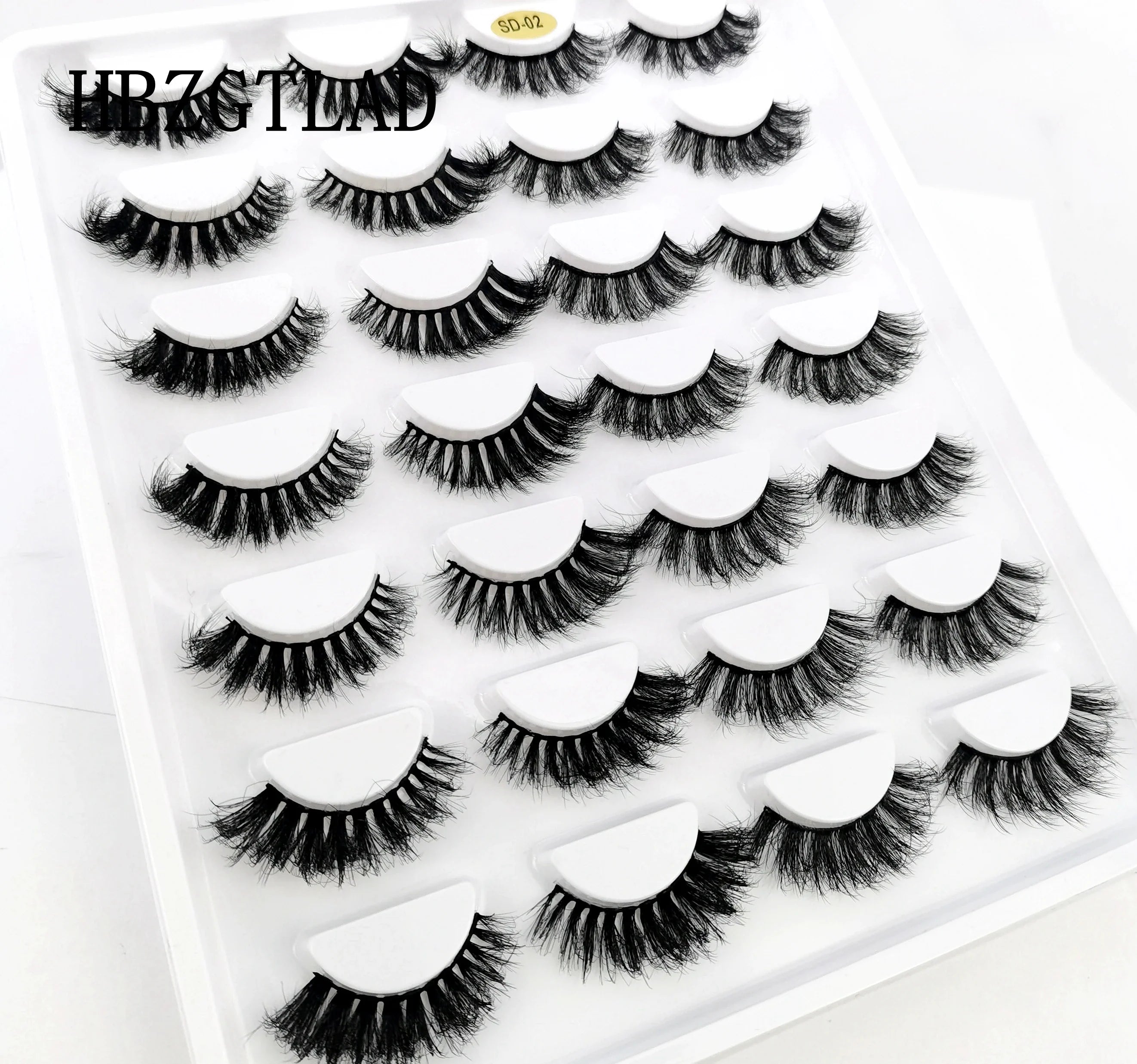 Lashes 14 Pairs Eyelashes Faux Mink Eyelashes Long Lasting Fluffy 25mm Mink Lashes Dramatic Volume lashes Extension Thick Long - 24 Timmar Deals