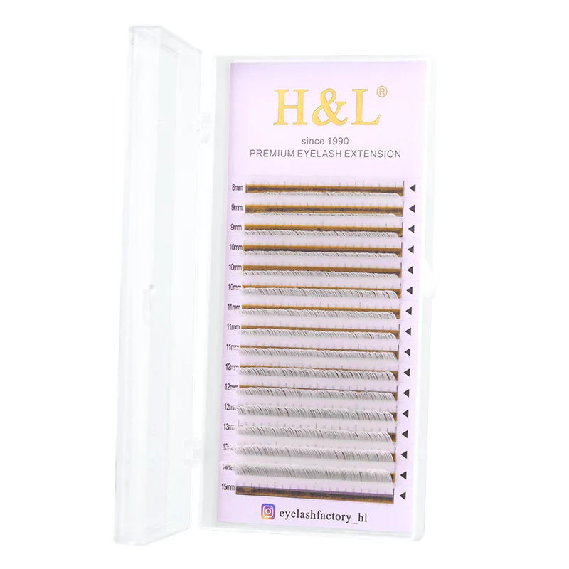 H&L New C/D/CC Curl 0.07 mm Mix Length False Lashes Eyelash Individual Colored Lashes Faux Eyelash Extensions - 24 Timmar Deals