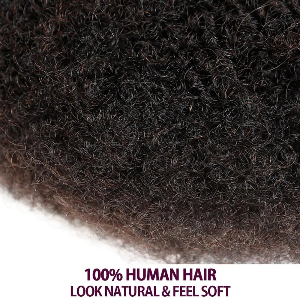 Remy Bulk Hår Peruansk Afro Kinky Curly Wave Människohår Bulk För 1 St #99J, #27 - 24 Timmar Deals