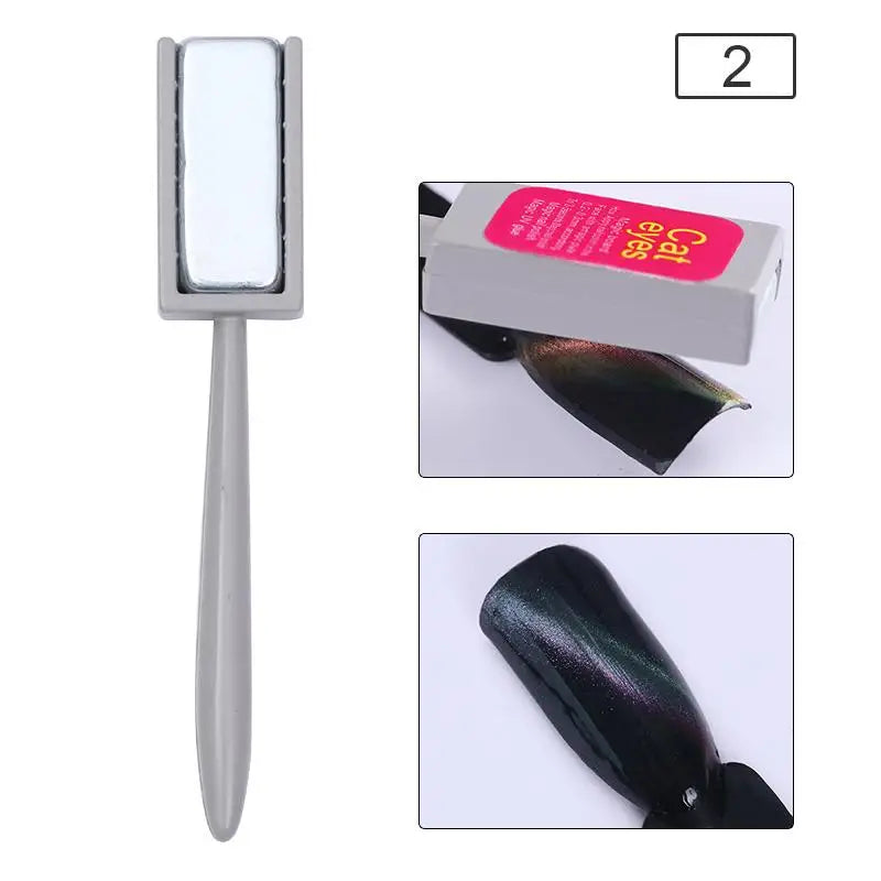 Stark Magnetisk Stick Cat Eye Magnetic För Gel Polish 3D-effekt - 24 Timmar Deals
