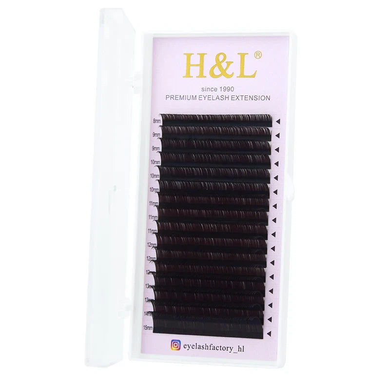 H&L New C/D/CC Curl 0.07 mm Mix Length False Lashes Eyelash Individual Colored Lashes Faux Eyelash Extensions - 24 Timmar Deals