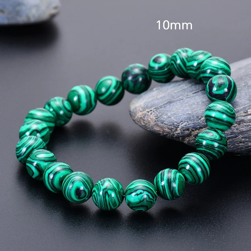 Natural Malachite Bracelet Jewelry - 24 Timmar Deals