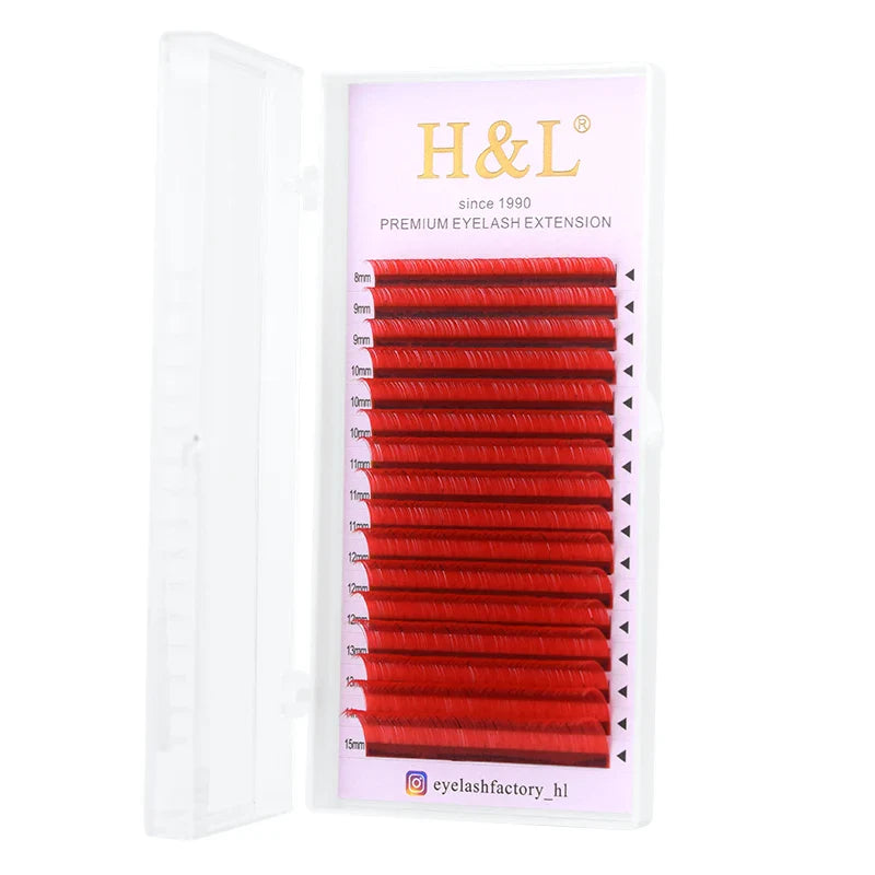 H&L New C/D/CC Curl 0.07 mm Mix Length False Lashes Eyelash Individual Colored Lashes Faux Eyelash Extensions - 24 Timmar Deals