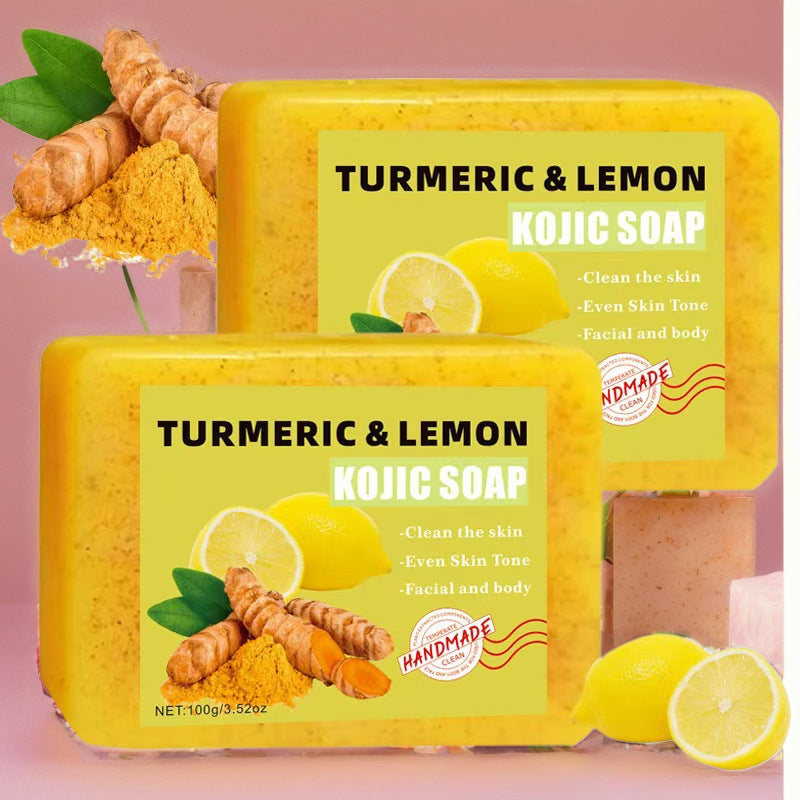 3st Lemon turmeric kojic acid soap 100gr