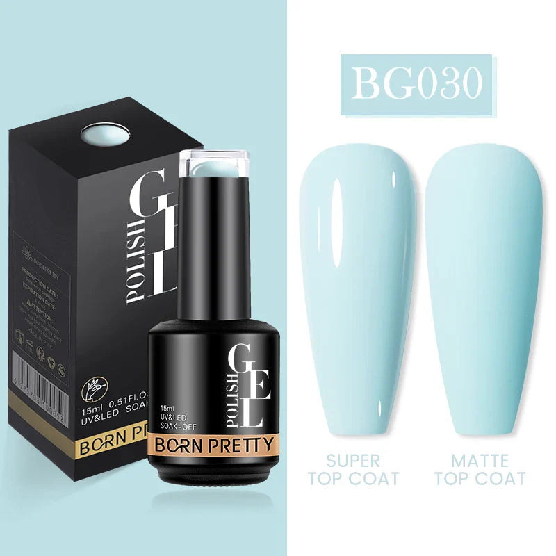 15ml Soak Off UV LED Gel Nail Polish Hybrid Varnish Nail Art Manicure 114 Colors Semi-Permanent Base Top Coat - 24 Timmar Deals