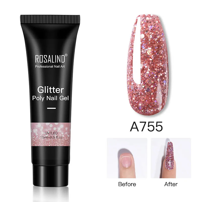 12/15/30/60 ml  Polygel för Nagelförlängning - 24 Timmar Deals