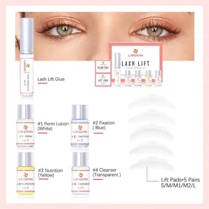 Eyelash Lifting Kit Enkel Keratin Eyelash Perm Set Lash Lifting - 24 Timmar Deals