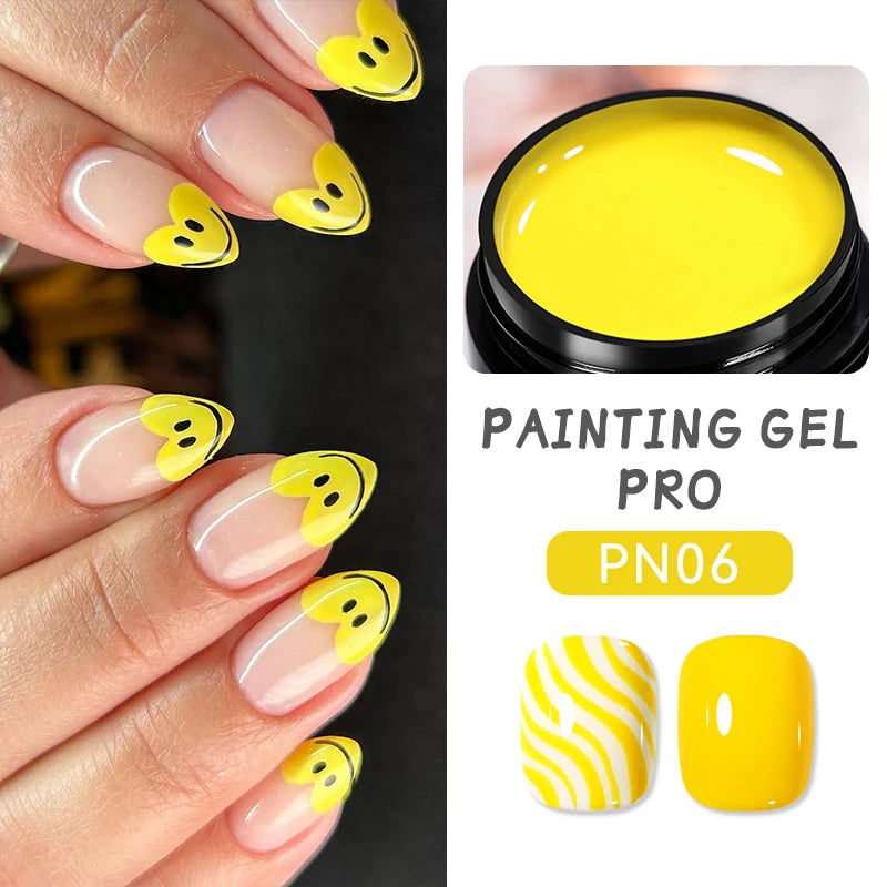 BORN PRETTY Painting Drawing Gel Soak Off 5g - 24 Timmar Deals