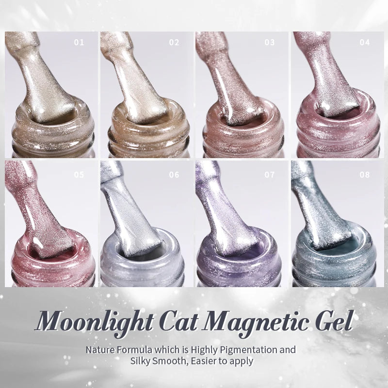 Nude Pink Moonlight Cat Eye Magnetic Gel lack 10ml - 24 Timmar Deals