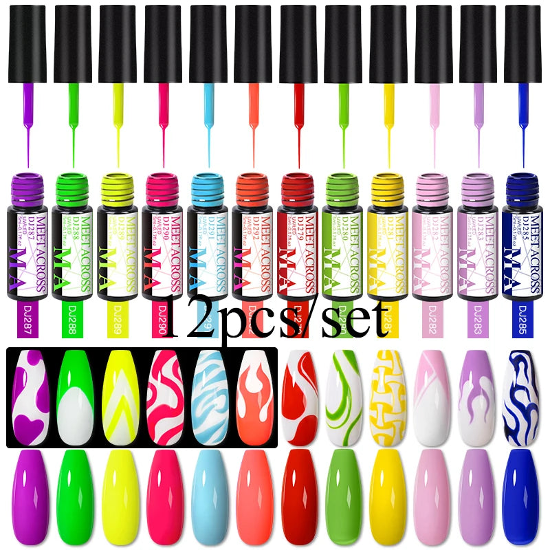 12st Line Gel Polish Set - 24 Timmar Deals