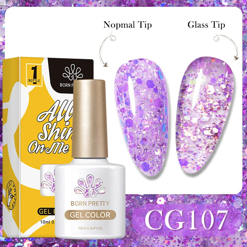 10ml Nagellack 130 Färger Nude Lila Röd UV LED Soak Off UV Gel Semi Permanent Gel Lack - 24 Timmar Deals