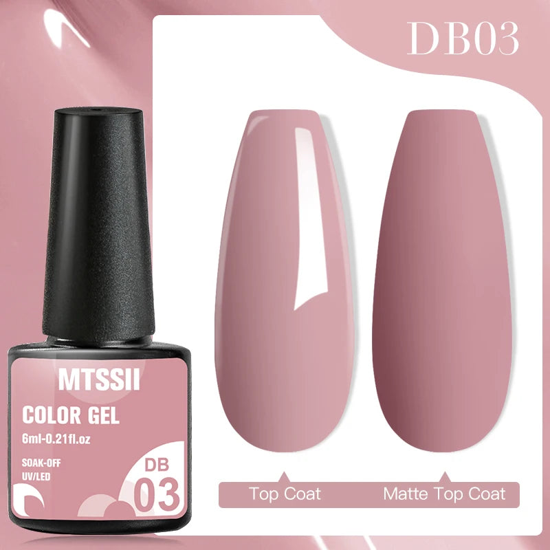 Metalic, Pastell, Glitter Gellack 6ml, 63 olika färger - 24 Timmar Deals