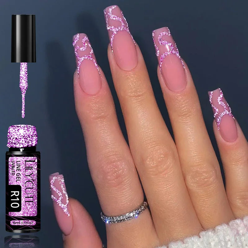 5ml Liner Gel Polish Painting Stripe pensel - 24 Timmar Deals