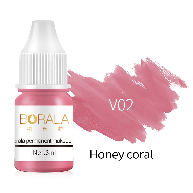 26 färger 3ML Permanent Makeup Tatuering Läppar Ögonbryn Eyeliner Pigment - 24 Timmar Deals