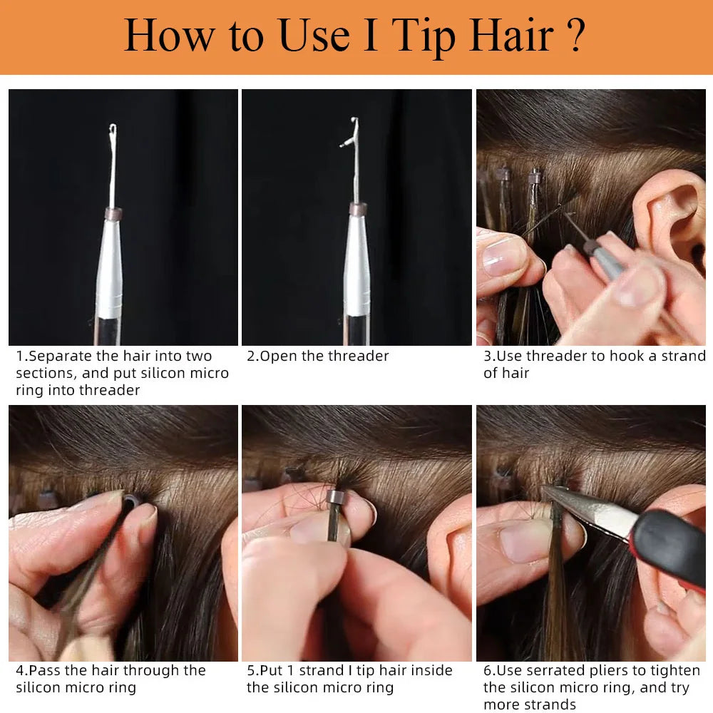I Tip Microlink Human Hair Extensions 50st/pack - 24 Timmar Deals