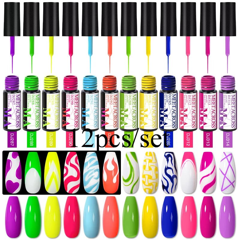 12st Line Gel Polish Set - 24 Timmar Deals
