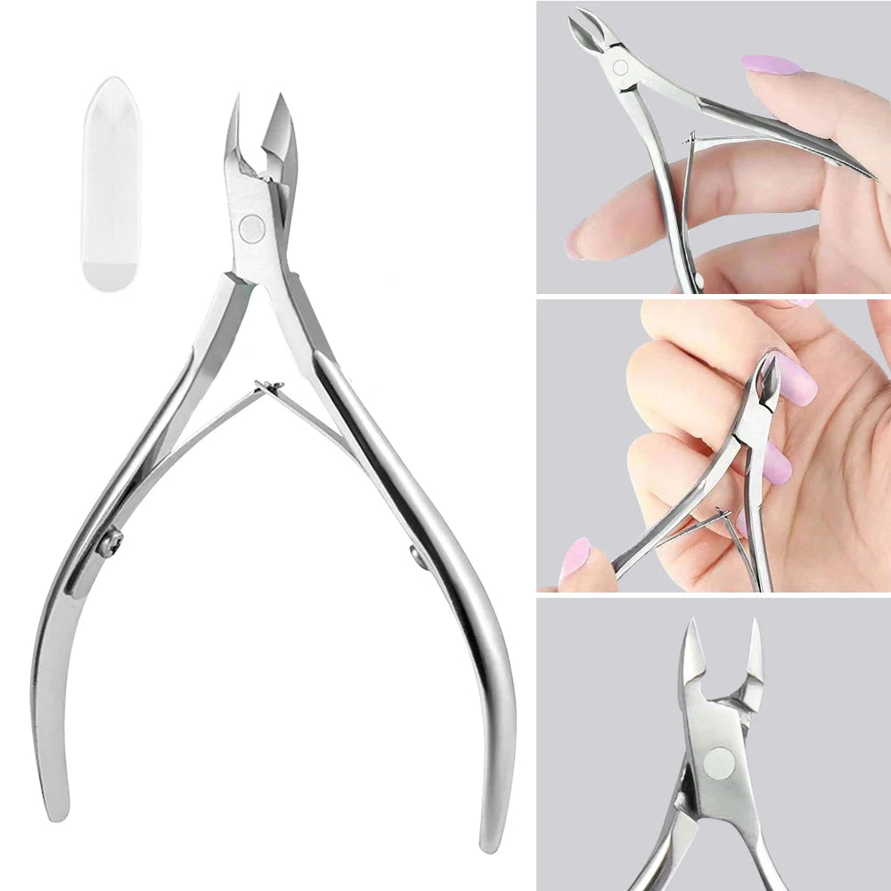 Nail Cutter Nipper Rostfritt stål Dead Skin Remover Tool - 24 Timmar Deals