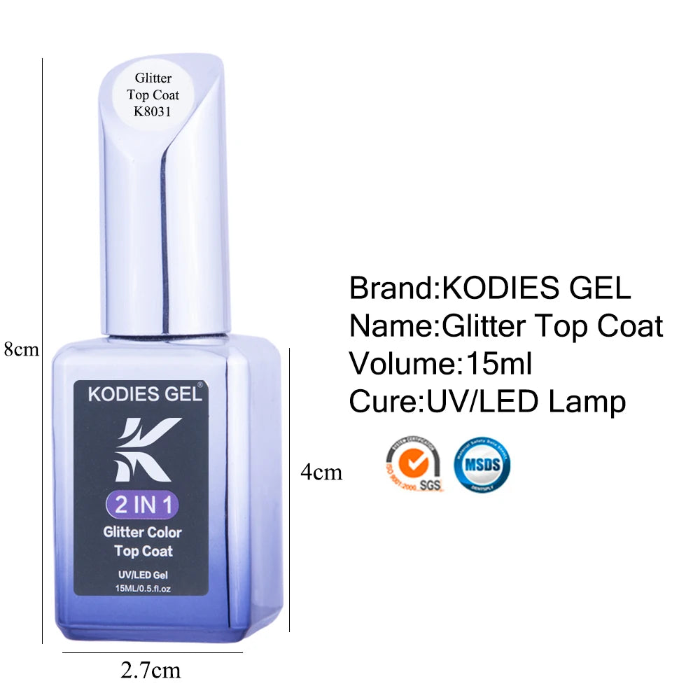 Top Coat UV Gel Nail Polish 15ML - 24 Timmar Deals